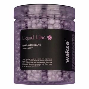 NEW! WAKSE Liquid Lilac Hard Wax Beans for Face & Body. 4.8 Oz.
